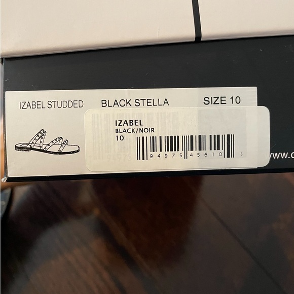 Black studded Dolce Vita sandals - Picture 2 of 5